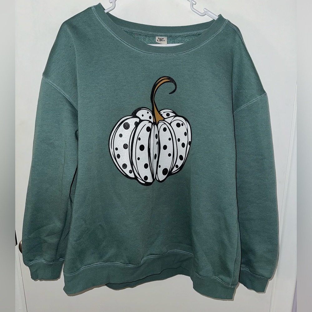 Green Pumpkin Sweatshirtrt